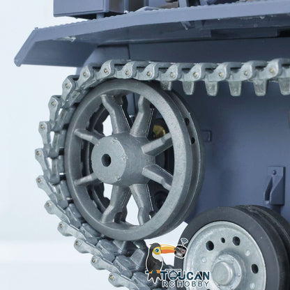Henglong 1/16 TK7.0 Profession German Stug III 3868 RTR RC Tank IR BB Smoke Unit Metal Tracks Sprockets Idlers Road Wheels Barrel Gearbox