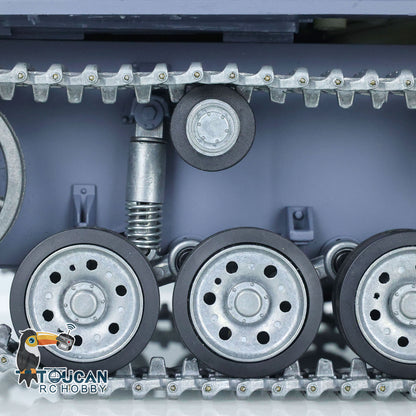 Henglong 1/16 7.0 Customized Stug III RTR RC Tank 3868 Metal Tracks Driving Idler Wheels Barrel Infrared Combating System