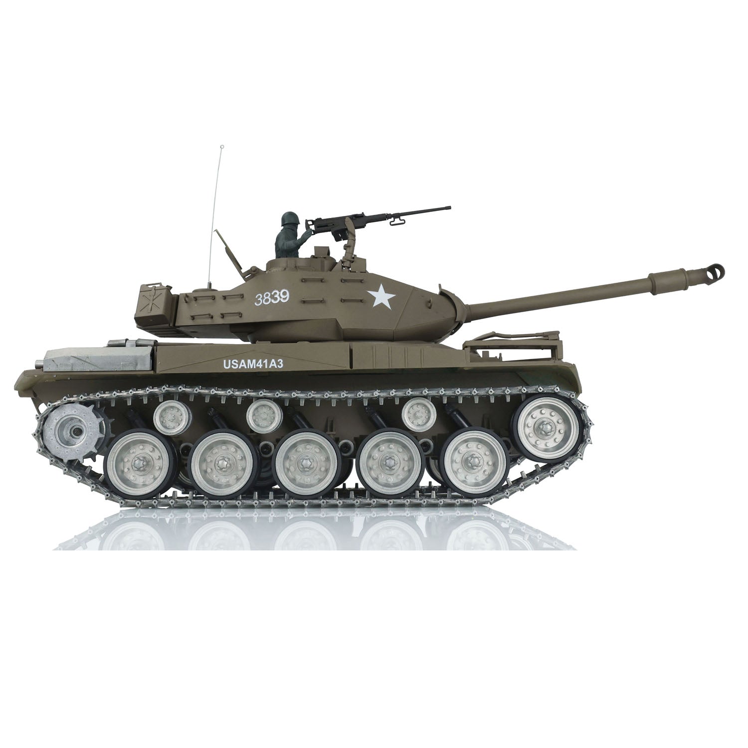US Warehouse Henglong 1/16 7.0 Customized 3839 Walker Bulldog RTR