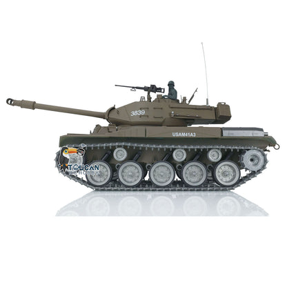 Henglong 1/16 7.0 Customized Walker Bulldog RTR RC Tank 3839 360 Degree Turret Rotation Metal Tracks Sprocket Wheels Infrared Combating System