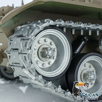 Henglong 1/16 7.0 Customized Walker Bulldog RTR RC Tank 3839 360 Degree Turret Rotation Metal Tracks Sprocket Wheels Infrared Combating System