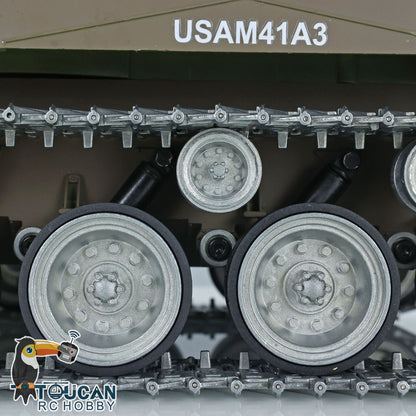 Henglong 1/16 7.0 Customized Walker Bulldog RTR RC Tank 3839 360 Degree Turret Rotation Metal Tracks Sprocket Wheels Infrared Combating System
