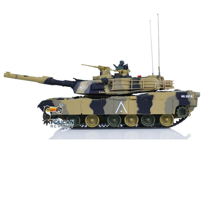 Henglong 1/24 Plastic 3816 AbramsM1A2 RC Tank Model with Infrared Combat Turret Elevation and Depression Sound Light