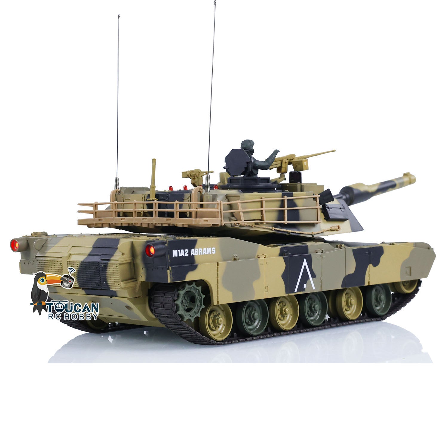 2.4G Heng Long 1/24 Plastic 3816-2 3809 RC Tank Remote Control