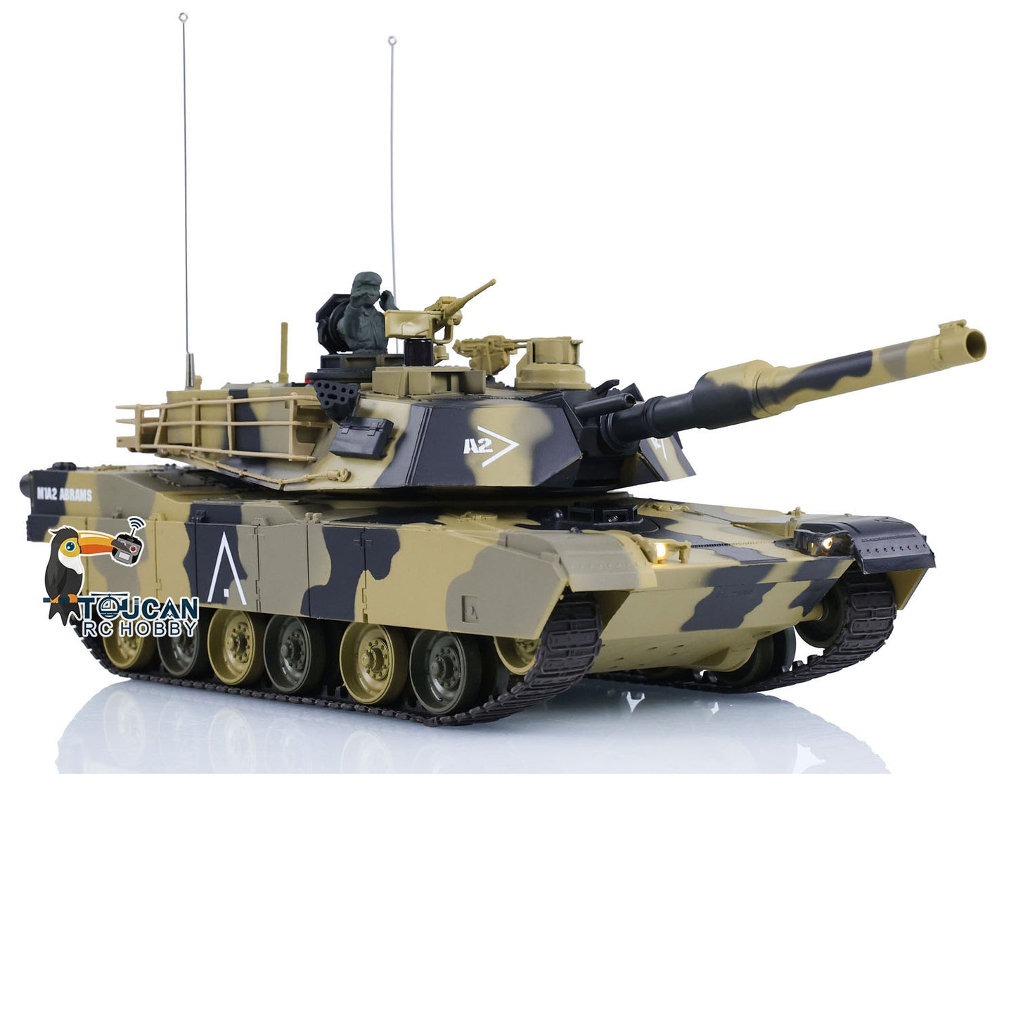Heng Long 1/24 RC Plastic Tank 3816-2 3809 2.4G Remote Control Assembled With Infrared Combating BB Shooting System Tank Model