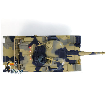 Henglong 1/24 Plastic 3816 AbramsM1A2 RC Tank Model with Infrared Combat Turret Elevation and Depression Sound Light