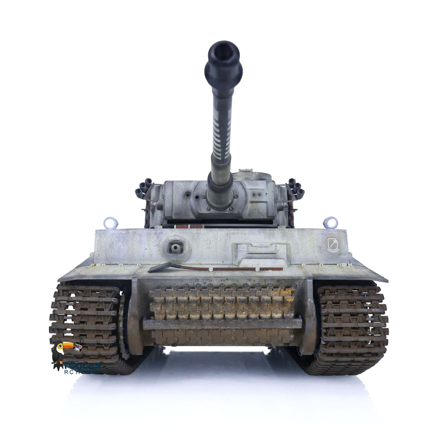 German Tiger I RC Tank 1/16 Heng Long Upgrade 7.0 FPV 3818 Metal Tracks Sprocket Wheels Barrel Recoil Manual Spray Tanks Infrared Combating System