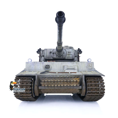 1:16 Henglong RTR RC Tank Pro 7.0 Tiger I 3818 Remote Control Military Cars FPV Hand Spray Painting Color Road Wheels 360 Turret