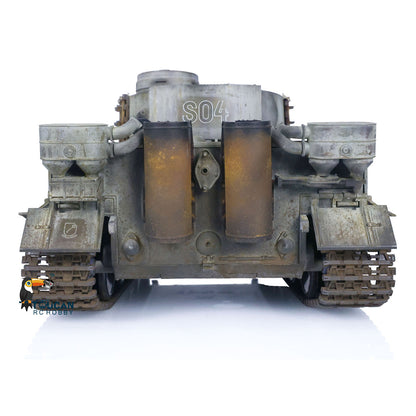 German Tiger I RC Tank 1/16 Heng Long Upgrade 7.0 FPV 3818 Metal Tracks Sprocket Wheels Barrel Recoil Manual Spray Tanks Infrared Combating System