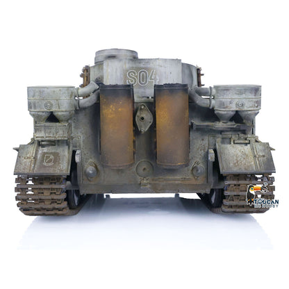 1:16 Henglong RTR RC Tank Pro 7.0 Tiger I 3818 Remote Control Military Cars FPV Hand Spray Painting Color Road Wheels 360 Turret