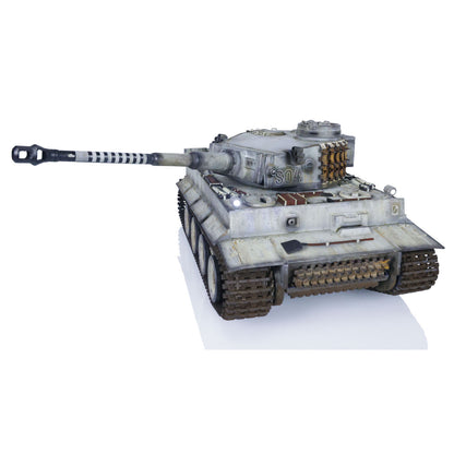 Henglong 1/16 Promotion TK7.0 German Tiger I RTR RC Tank 3818 Special Spray Painting with FPV Barrel Recoil Metal Tracks Sprockets Idlers Wheels Gearbox