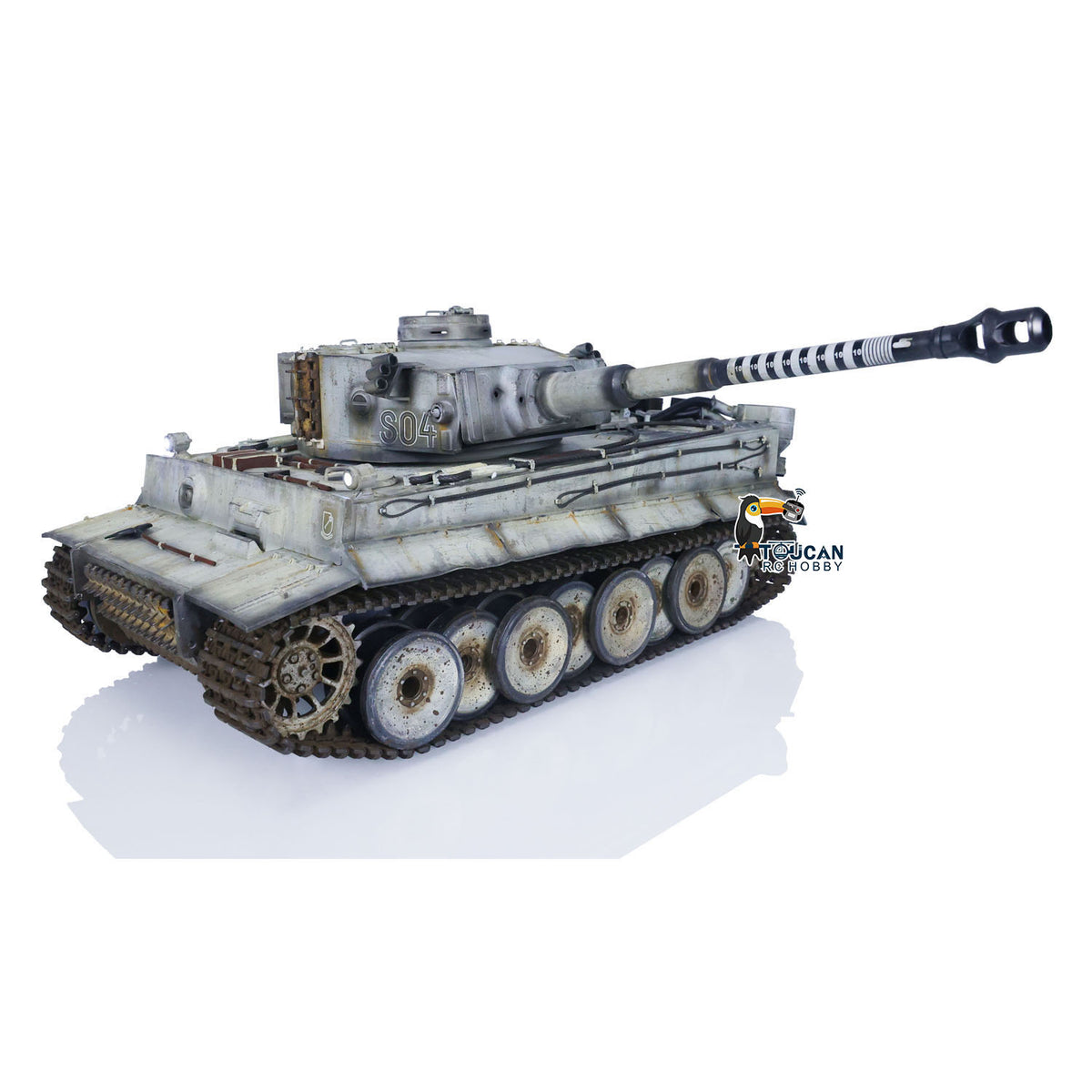 Henglong 1/16 TK7.0 Plastic German Tiger I RTR RC Tank 3818 Manual Spray Collection Model