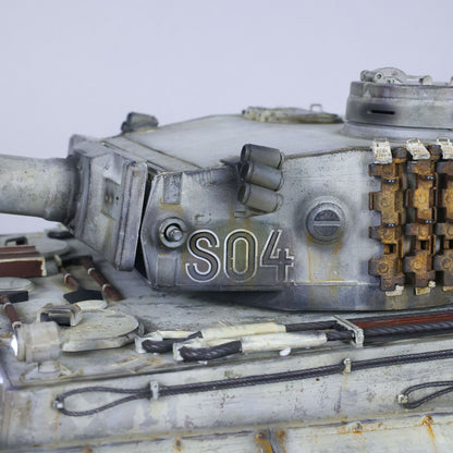 Henglong 1/16 Promotion TK7.0 German Tiger I RTR RC Tank 3818 Special Spray Painting with Barrel Recoil FPV IR BB Smoke