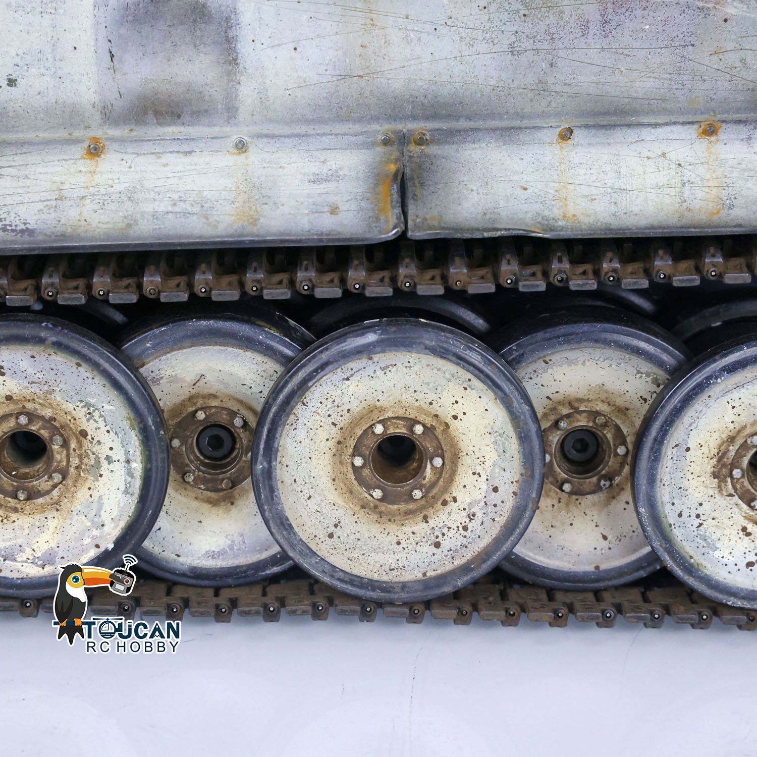 Henglong 1/16 TK7.0 3818 Tiger I RTR RC Tank with FPV 360 Degrees Turret Barrel Recoil Smoke Metal Tracks Sprockets Idlers Road Wheels