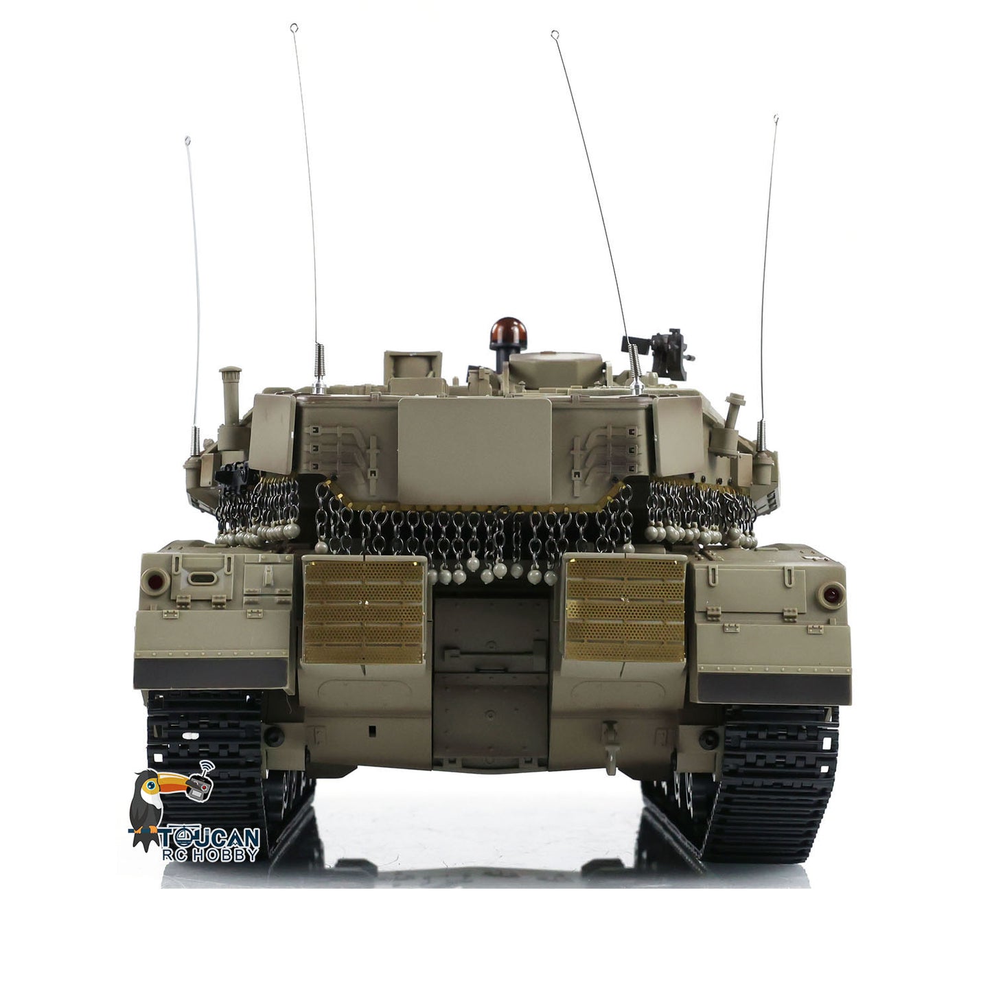 Heng Long 1/16 RC 3958 Main Battle Tank IDF Merkava MK IV Remote Control Military Tanks BB Unit Infrared Combat Barrel Recoil Metal Suspension Arms