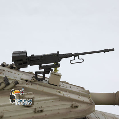 Henglong 1/16 Plastic TK7.0 IDF Merkava MK IV RTR RC Tank 3958 with FPV 360 Degrees Turret Barrel Recoil BB Smoke Steel Gearbox
