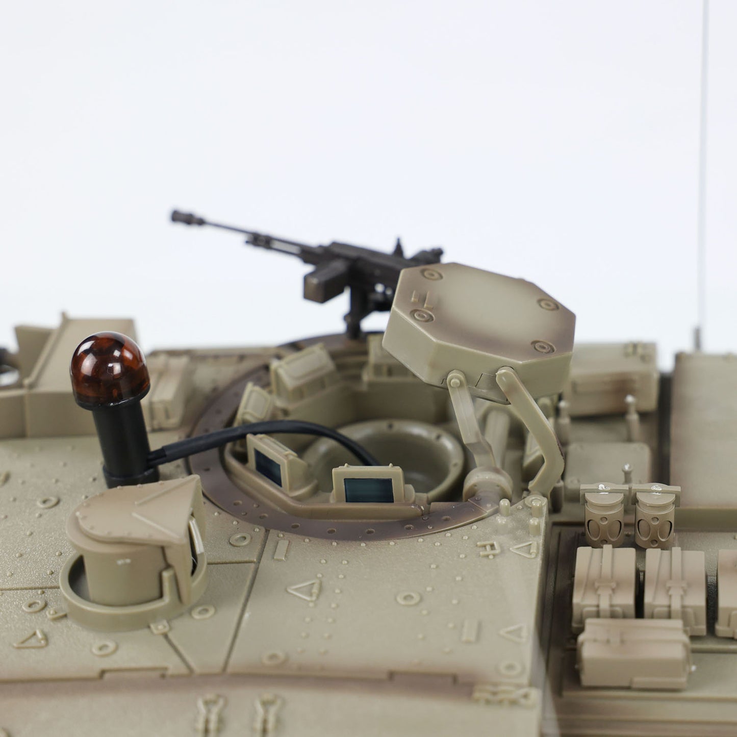 RTR Heng Long 1/16 7.0 Plastic IDF Merkava MK IV 3958 RC Tank Barrel Recoil BB IR 360 Degree Turret Smoke Metal Suspension Arm