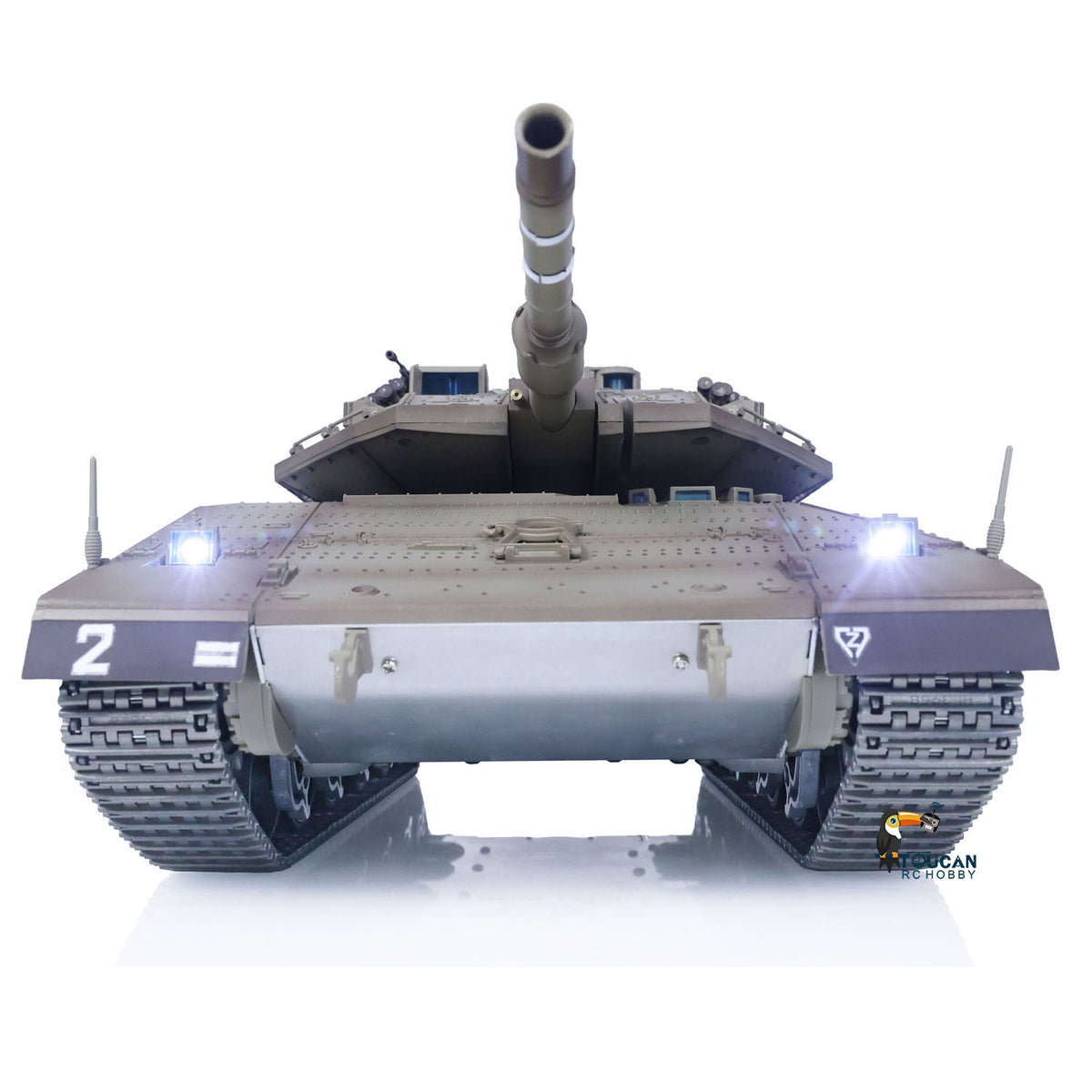 IN Stock Henglong 1/16 TK7.1 IDF Merkava MK IV 3958 RTR RC Tank with 360 Degrees Turret IR Metal Chassis Tracks Sprockets Idlers road Wheels Steel Gearbox