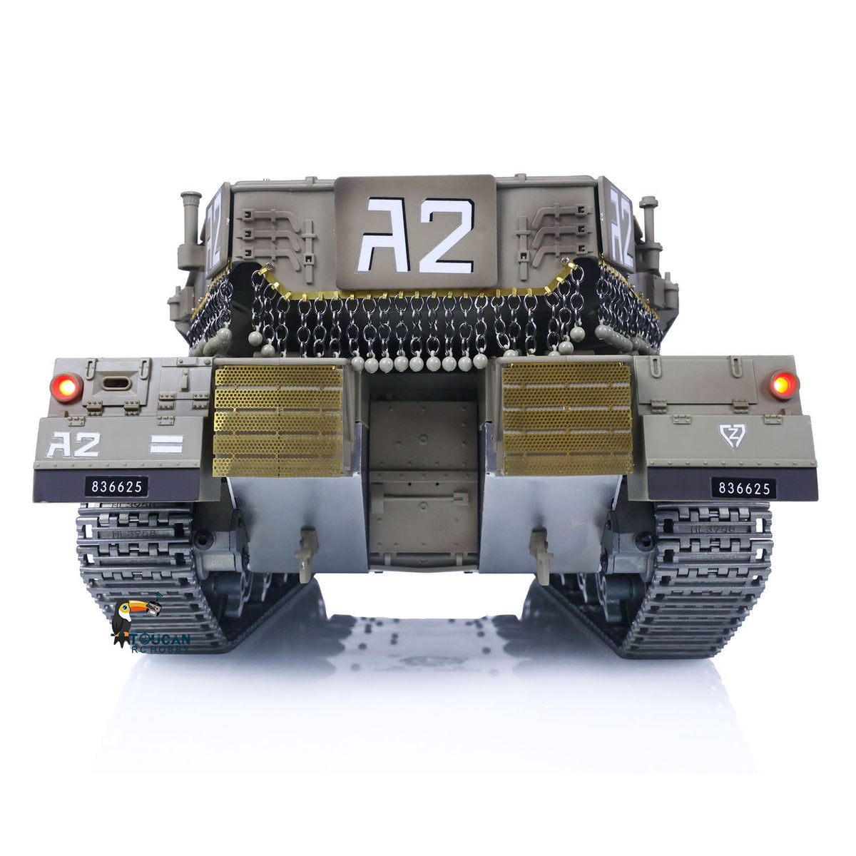 IN Stock Henglong 1/16 TK7.1 IDF Merkava MK IV 3958 RTR RC Tank with 360 Degrees Turret IR Metal Chassis Tracks Sprockets Idlers road Wheels Steel Gearbox