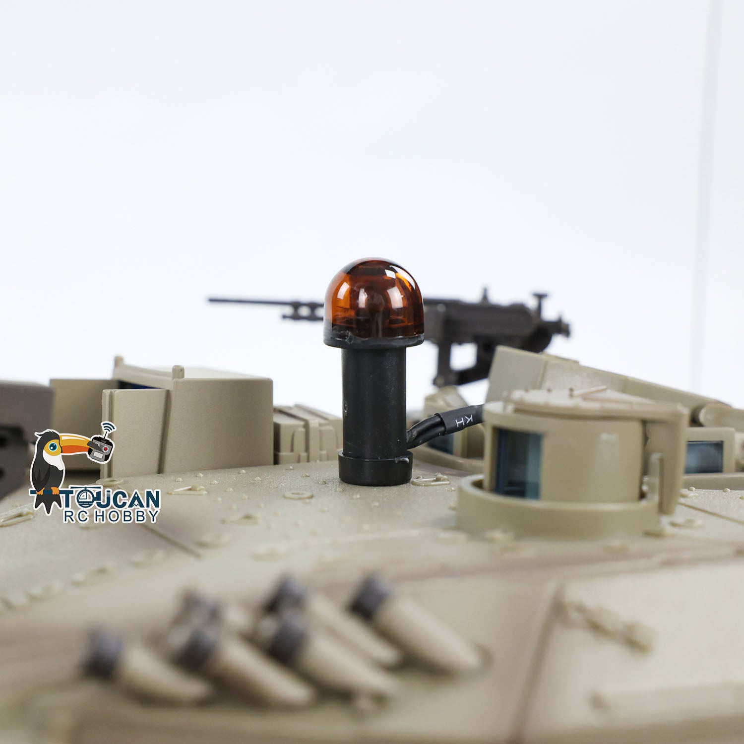 Henglong 1/16 TK7.0 IDF Merkava MK IV 3958 RTR RC Tank with Smoke BB Unit IR Dual Battery Barrel Recoil 360 Degrees Turret Metal Sprockets Idlers Road Wheels Tracks Gearbox