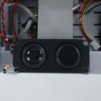 Metal Chassis Smoke Unit Gearbox Power Blue Motor Speaker Switch for Henglong 1/16 RC Battle Tank 3898 USA M4A3 Sherman Model