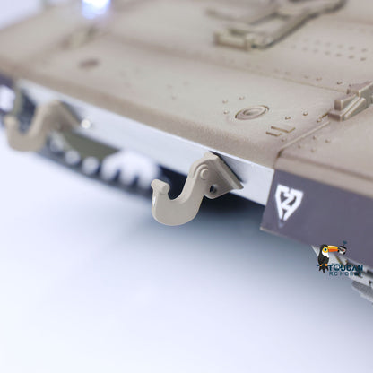 IN Stock Henglong 1/16 TK7.1 IDF Merkava MK IV 3958 RTR RC Tank with 360 Degrees Turret IR Metal Chassis Tracks Sprockets Idlers road Wheels Steel Gearbox