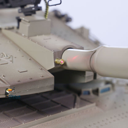 IN Stock Henglong 1/16 TK7.1 IDF Merkava MK IV 3958 RTR RC Tank with 360 Degrees Turret IR Metal Chassis Tracks Sprockets Idlers road Wheels Steel Gearbox