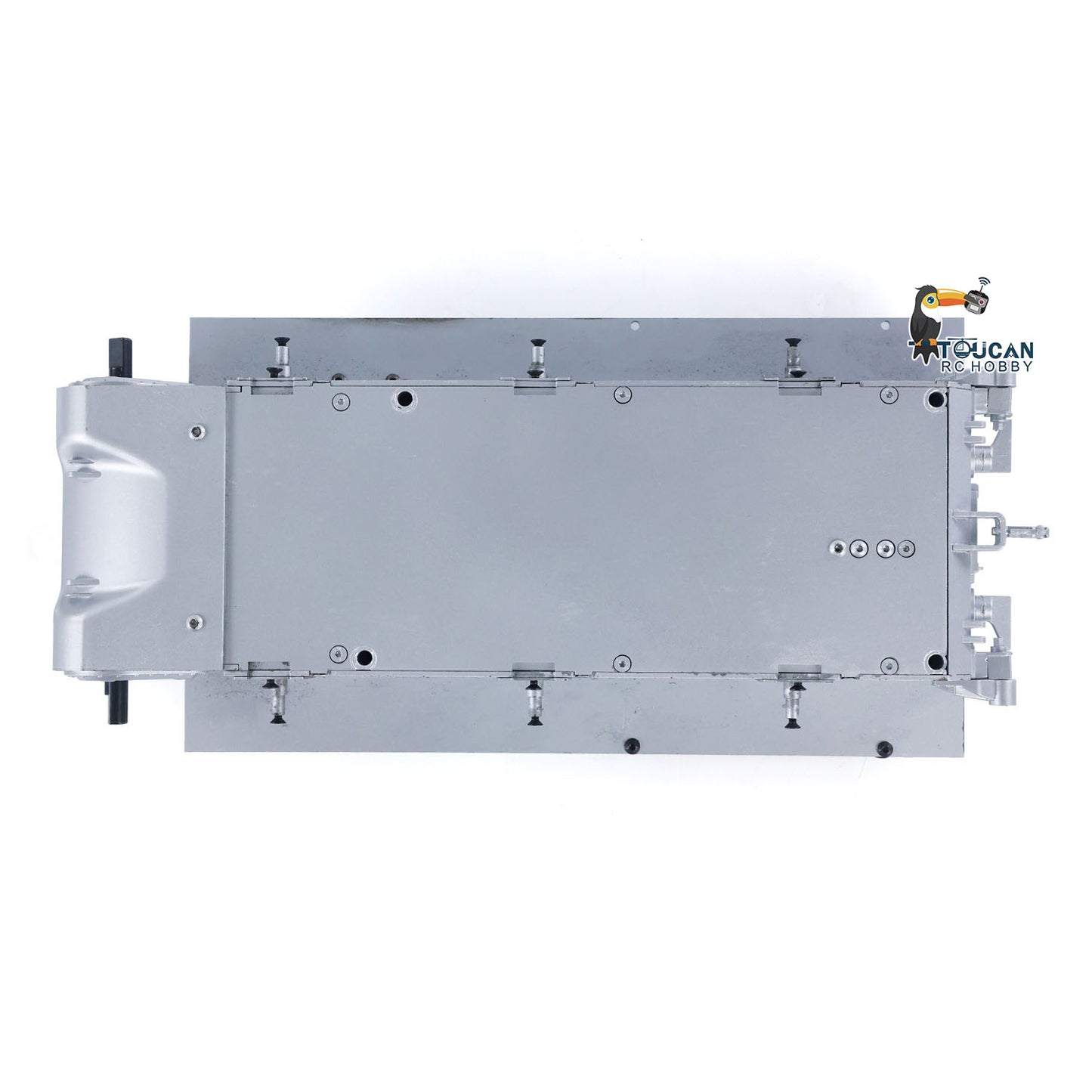 Metal Chassis Smoke Unit Gearbox Power Blue Motor Speaker Switch for Henglong 1/16 RC Battle Tank 3898 USA M4A3 Sherman Model