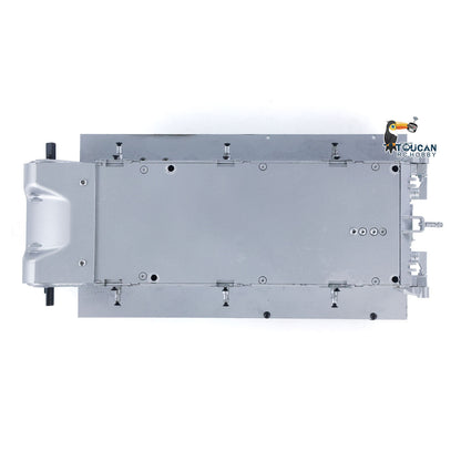 Metal Chassis Smoke Unit Gearbox Power Blue Motor Speaker Switch for Henglong 1/16 RC Battle Tank 3898 USA M4A3 Sherman Model
