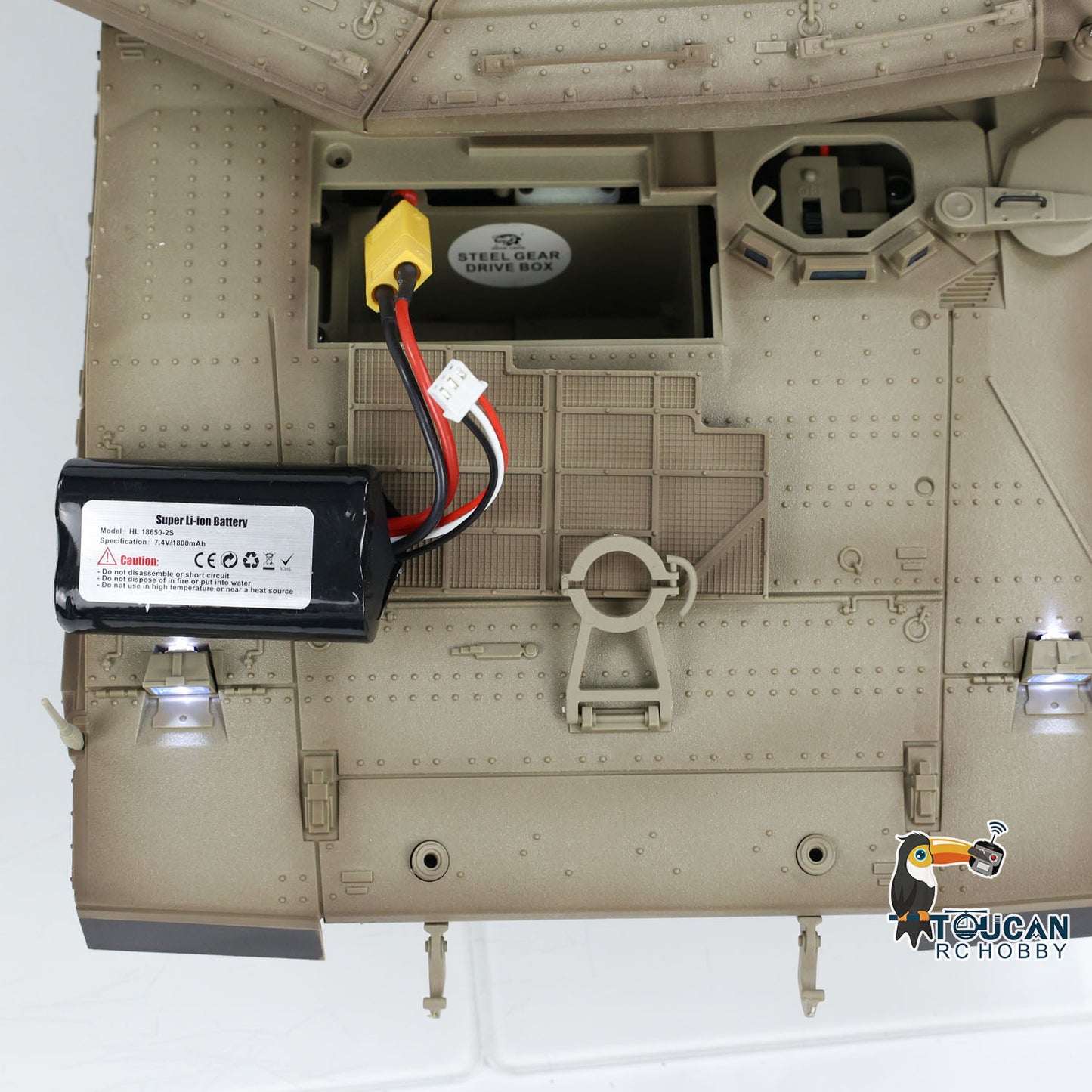 Henglong 1/16 TK7.0 Professional IDF Merkava MK IV RTR RC Tank 3958 with Barrel Recoil BB IR Smoke Metal Tracks Gearbox Sprockets Idlers Road Wheels