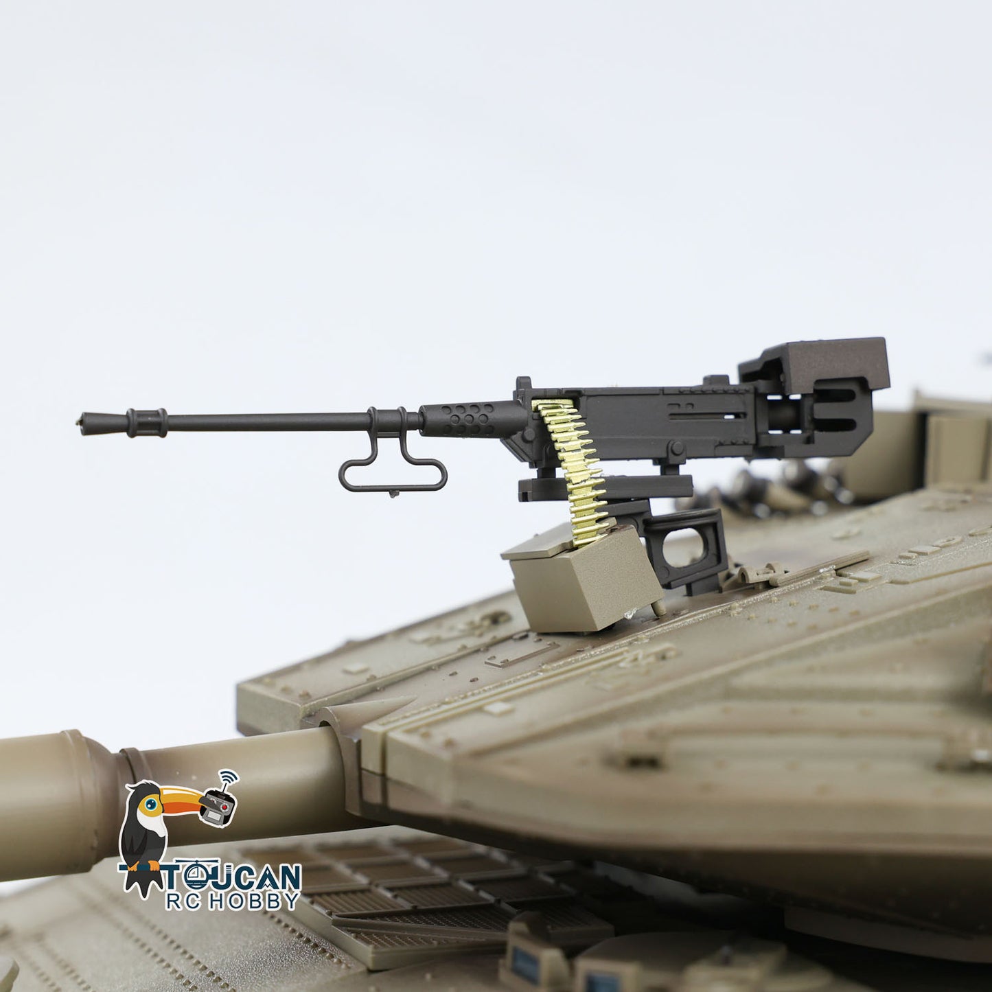 Henglong 1/16 TK7.0 IDF Merkava MK IV RTR RC Tank 3958 with 360 Degree Turret Barrel Recoil BB IR Smoke Metal Gearbox Tracks Sprockets Idlers Wheels