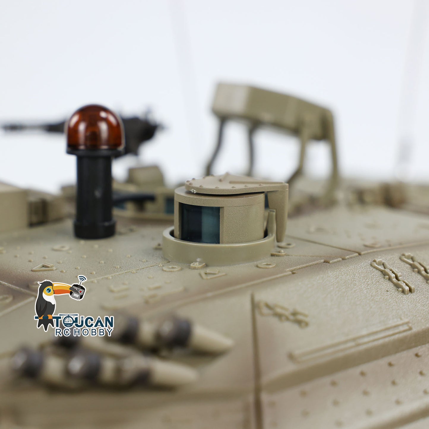 Henglong 1/16 TK7.0 IDF Merkava MK IV RTR RC Tank 3958 with 360 Degree Turret Barrel Recoil BB IR Smoke Metal Gearbox Tracks Sprockets Idlers Wheels