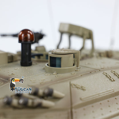 Henglong 1/16 TK7.0 IDF Merkava MK IV RTR RC Tank 3958 with 360 Degree Turret Barrel Recoil BB IR Smoke Metal Gearbox Tracks Sprockets Idlers Wheels