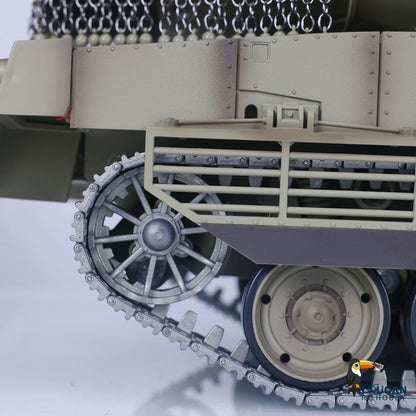 Heng Long 1:16 RC Main Battle Tank IDF MerkavMa K IV FPV 3958 Upgrade Edition With metal Tracks Driving Wheels Idlers FPV Camera