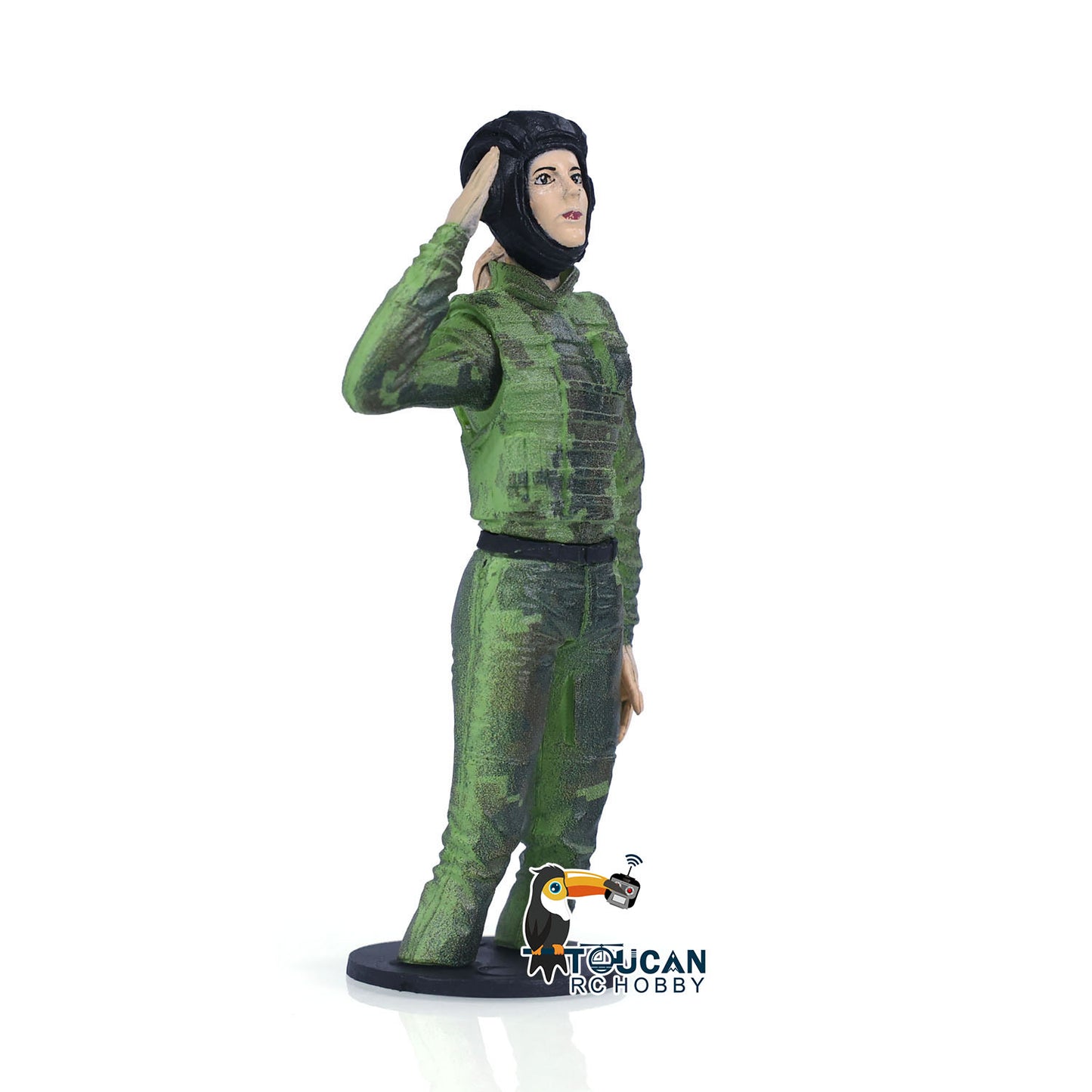 1/16 Soldier American German Russian Male Female Telescope Side Sitting Uniform For Remote Control Military Tank Model Parts