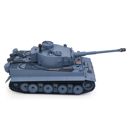 2.4 Ghz Henglong 1/16 7.0 Plastic 3818 Tiger I RTR RC Tank Infrared Combat BB Sounds Lights Smoke Model Metal Barrel Recoil