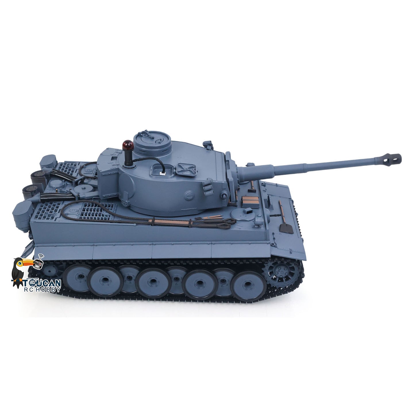 Henglong 1/16 TK7.0 Plastic German Tiger I RTR RC Tank 3818 with Steel Gearbox Metal Barrel Recoil 360 Degrees Turret BB Unit Infrared Combat
