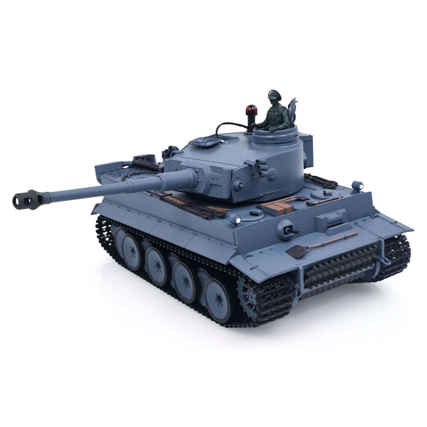 2.4 Ghz Henglong 1/16 7.0 Plastic 3818 Tiger I RTR RC Tank Infrared Combat BB Sounds Lights Smoke Model Metal Barrel Recoil