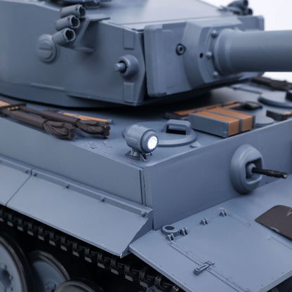 2.4 Ghz Henglong 1/16 7.0 Plastic 3818 Tiger I RTR RC Tank Infrared Combat BB Sounds Lights Smoke Model Metal Barrel Recoil