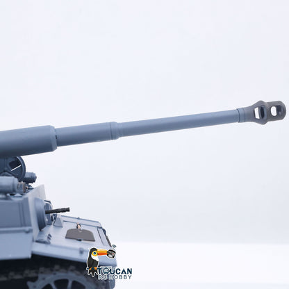 Henglong 1/16 TK7.0 Plastic German Tiger I RTR RC Tank 3818 with Steel Gearbox Metal Barrel Recoil 360 Degrees Turret BB Unit Infrared Combat