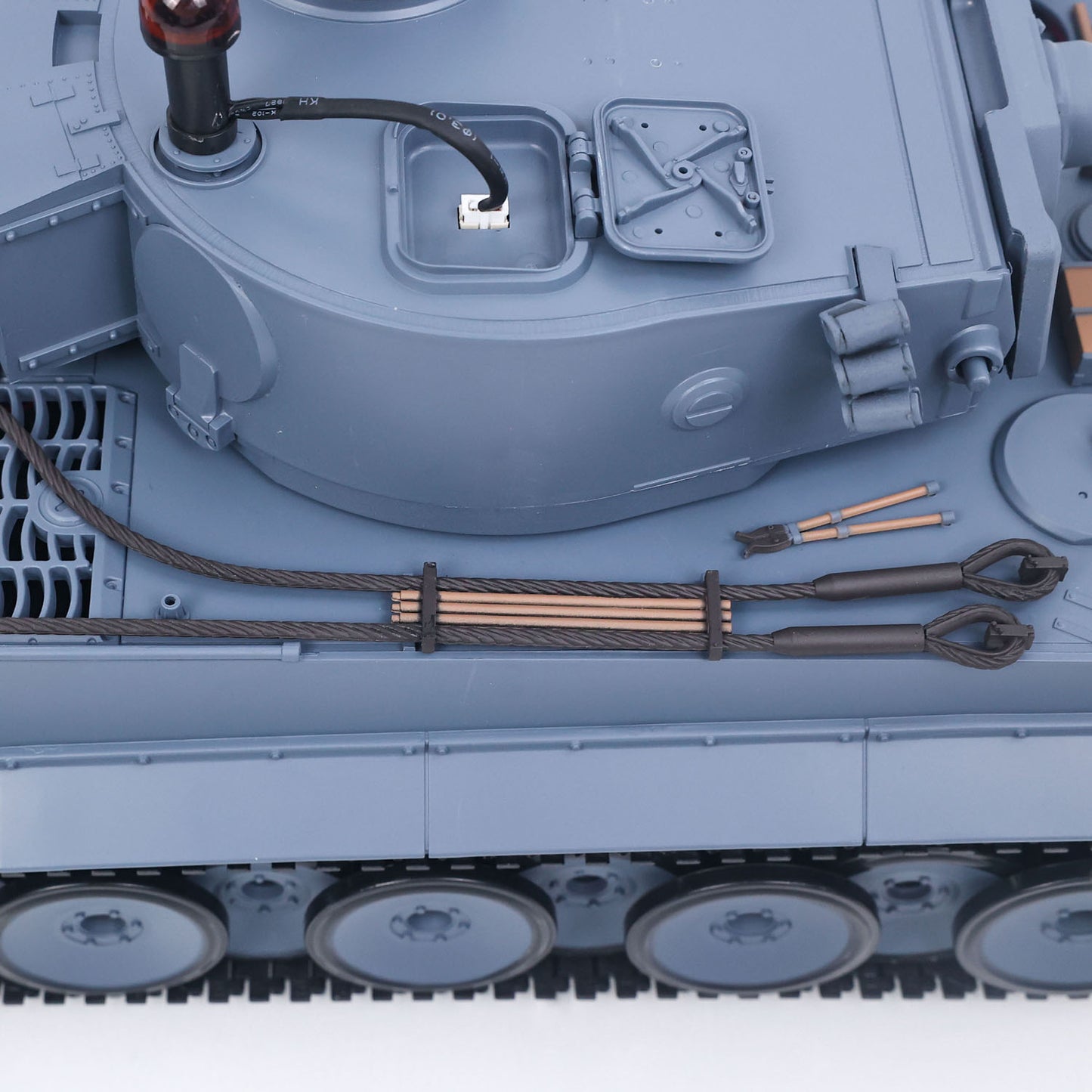 2.4 Ghz Henglong 1/16 7.0 Plastic 3818 Tiger I RTR RC Tank Infrared Combat BB Sounds Lights Smoke Model Metal Barrel Recoil