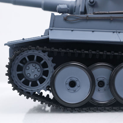 Henglong 1/16 Plastic 7.0 3818 Tiger I RTR RC Tank FPV 360 Degree Turret BB IR Steel Gearbox Metal Barrel Recoil Sound Light