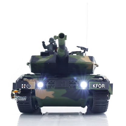 Henglong 1/24 Plastic 3809 Leopard2A5 RC Tank Model with BB Unit Infrared Combat Spray Water Turret Elevation and Depression Sound Light