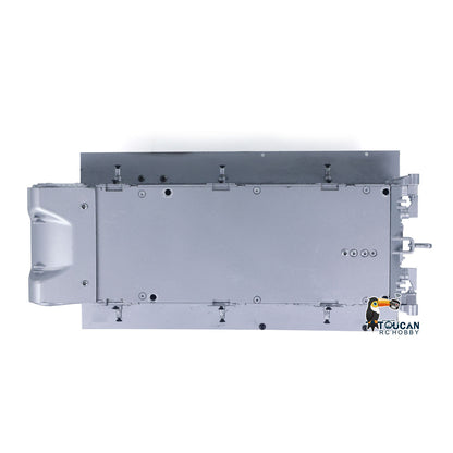 Metal Chassis with Metal Smoke Unit Switch for Henglong 1/16 RC Tank 3898 USA M4A3 Sherman Model Military Armored Car Adults Toy