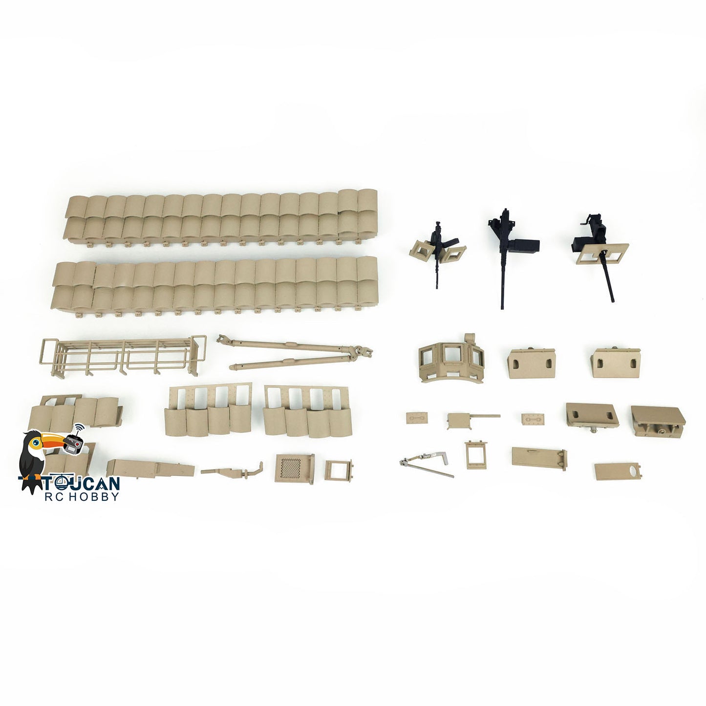 CS M1A2 Abrams TUSKII Metal Upgrade Set For Tamiya Henglong 1/16 Plastic Remote Control Vehicle 3918 Tank Model Accessories