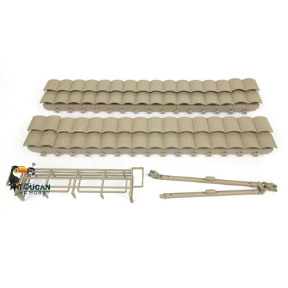 CS M1A2 Abrams TUSKII Metal Upgrade Set For Tamiya Henglong 1/16 Plastic Remote Control Vehicle 3918 Tank Model Accessories