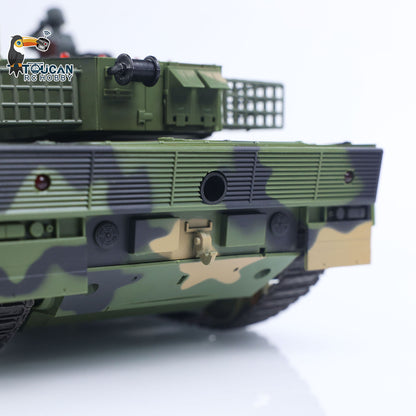 Henglong 1/24 Plastic 3809 Leopard2A5 RC Tank Model with BB Unit Infrared Combat Spray Water Turret Elevation and Depression Sound Light
