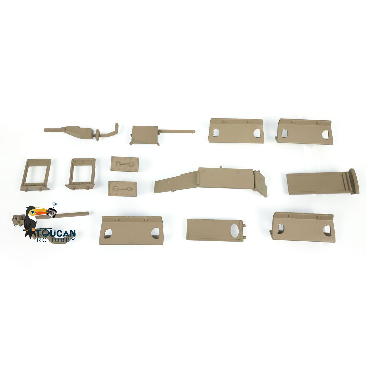 CS Abrams M1A2 TUSKI Metal Upgrade Set For 1/16 Plastic Remote Control Vehicle 3918 Tamiya Henglong Tank Model Accessories