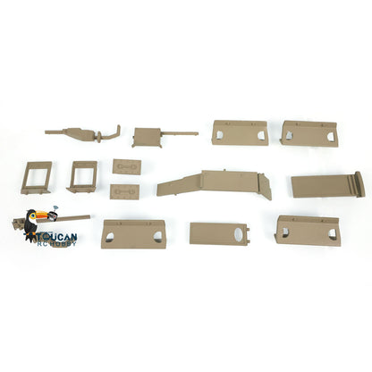 CS Abrams M1A2 TUSKI Metal Upgrade Set For 1/16 Plastic Remote Control Vehicle 3918 Tamiya Henglong Tank Model Accessories