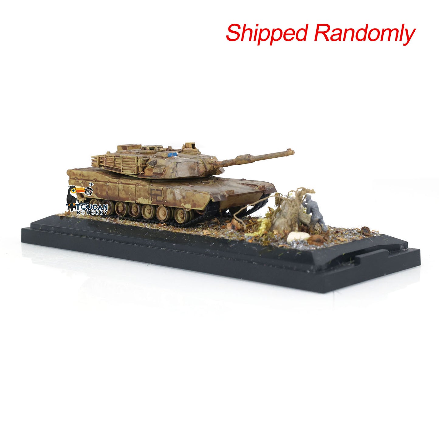 Henglong 1/72 Sclae Plastic US Abrams M1A2 Tank 3918 Static Scene Model Without Sounds Smoke With 360?? Manual Rotating Turret